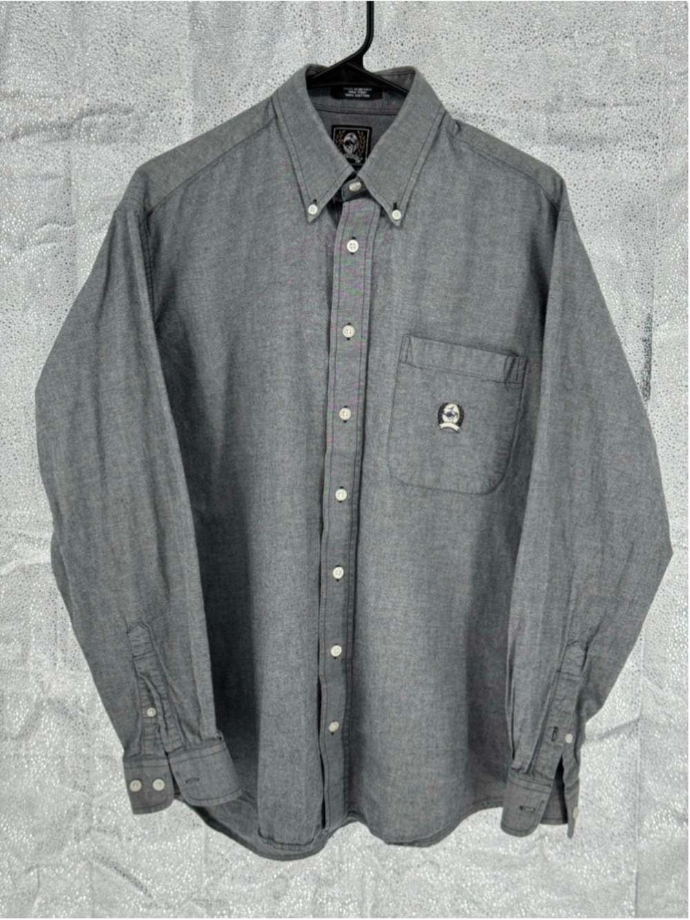 Men's Cinch Casual Button Down Shirt Size S Grey